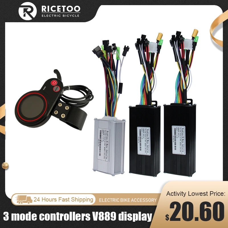 Electric Bike Three Mode Controller 250W1000W Brushless Sinewave
