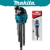Makita B-65894 Hex Key Wrench Set 9-Piece Multiple Sizes Exagonal Wrench Allen Key Combination Set Tool Accessories