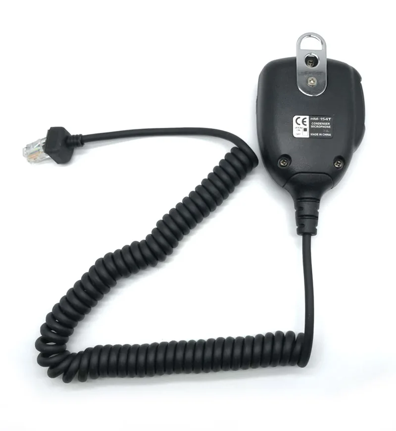 ICOM HM-154T Handheld Speaker DTMF PTT Mic Microphone for ID-800H ID-E800 ID-880H ID-E880 IC-2725E IC-2100H IC-2820H Car Radio