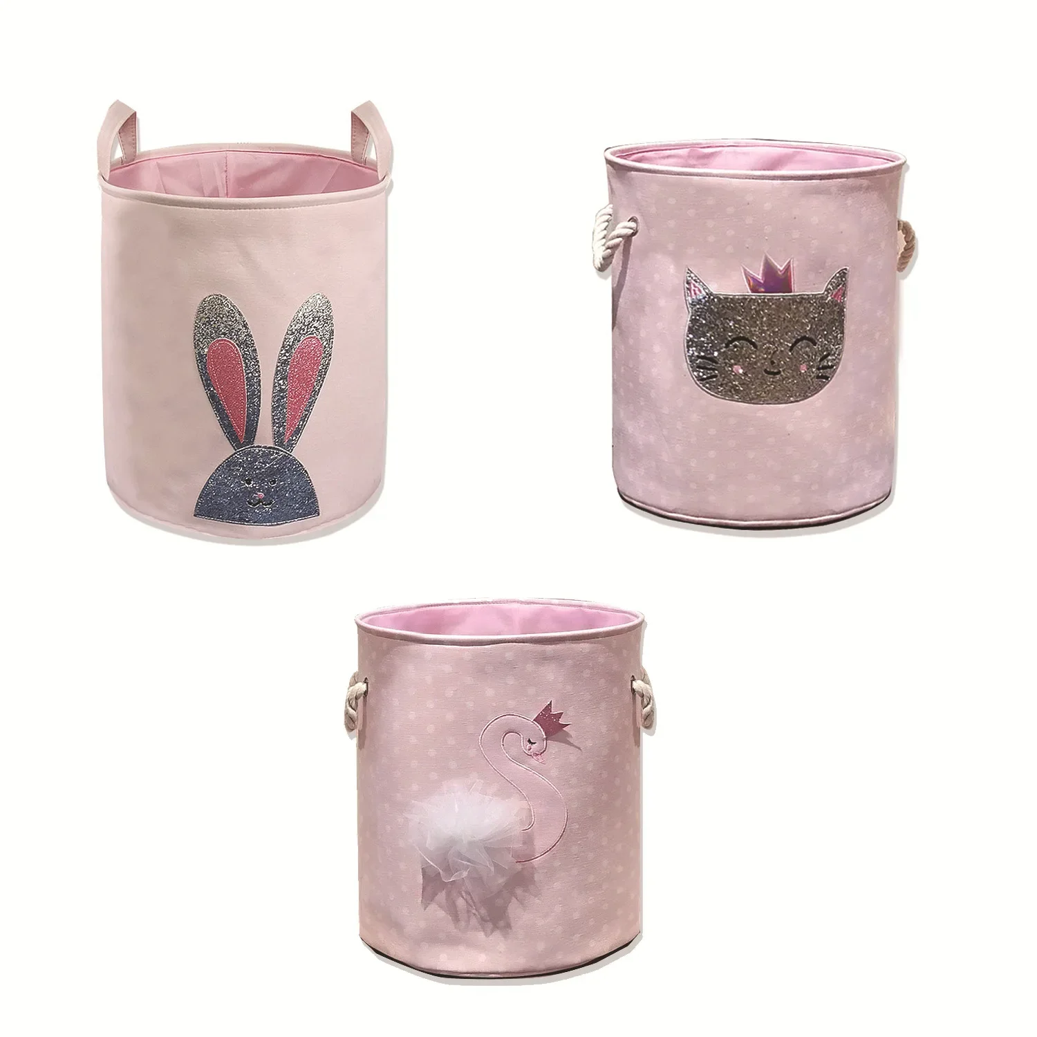 

Foldable Laundry Basket for Dirty Clothes for kids baby Toys canvas wasmand large storage hamper kids baby Home Organizer