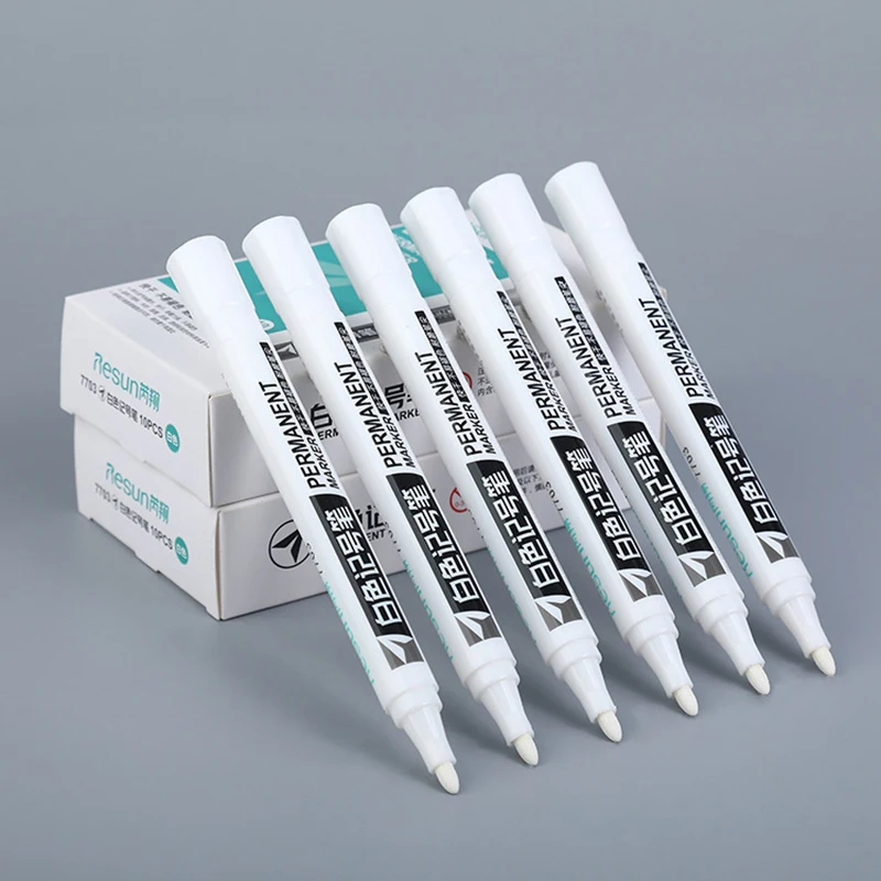 2/1pcs Waterproof Marker Pen Permanent Paint Tread Environmental Car Tire Painting Graffti Shoe Signature Wood Rubber permanent marker pen permanent marker paint marker pen markers pen permanent markers marker pens paint pen art marker pen art markers