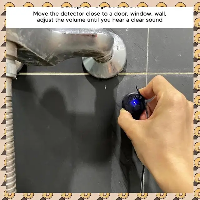 A003 Wall Pipe Leak Detector Clear Sound Sensitive Water Leakage Device Underground Water Pipe Leakage Monitor For Home 1