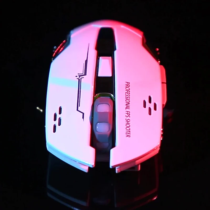 

New E-Sports Charging Wireless Mouse Mute Office Gaming Laptop With Lights Creative Mouse Computer Accessories