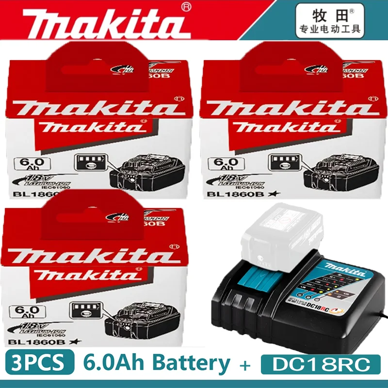 Makita 6Ahx3 RCx1