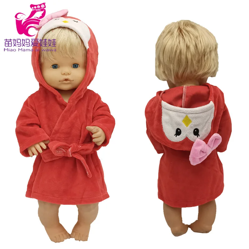 38 Cm Nenuco Doll Lion Bathrobe Ropa Y Su Hermanita Reborn Baby Doll Clothes Costumes Birthday Gifts