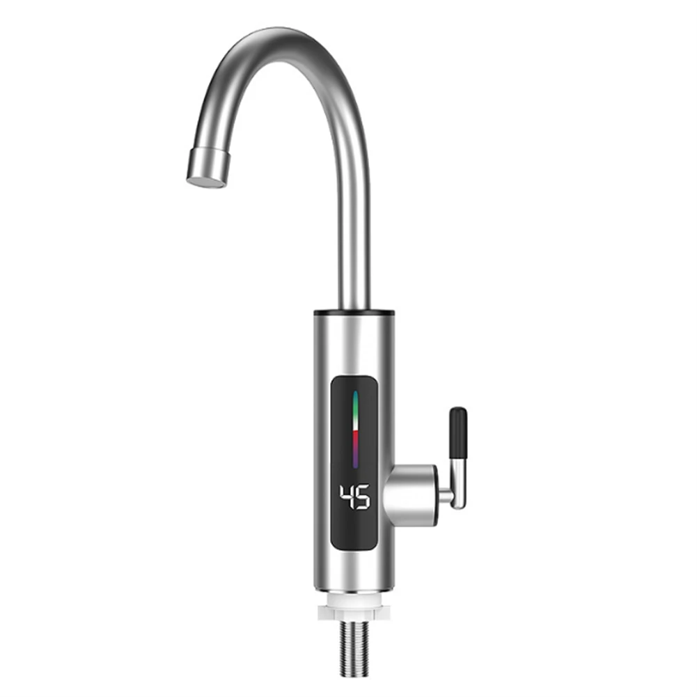

Household Quick Steel Electric Faucet Three-Second Quick-Heating Faucet, Dual-Purpose for Cold and Hot Use EU Plug A