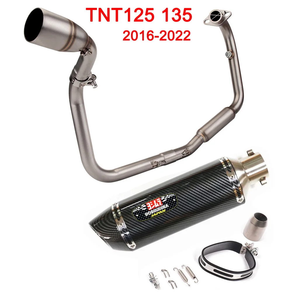 SliponExhaustForBenelliTNT125TNT13520162022MotorcycleExhaust