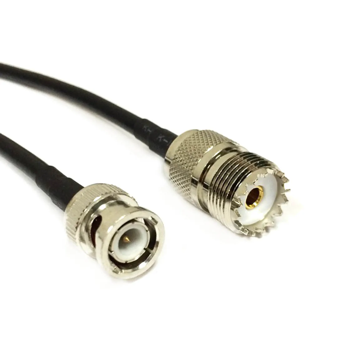 Modem Coaxial Cable Uhf Female Jack Switch Bnc Male Plug Connector Rg58 Cable Pigtail 50cm 20