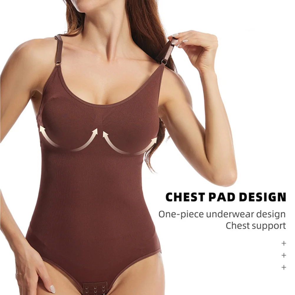 Frauen Nahtlose Shapewear Body Abnehmen Gürtel Sportliche Einteilige Body Shaper Bauch-steuer Overalls Taille Trainer Korsett – Detail 8