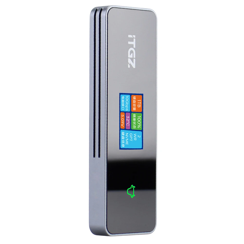 M.2 NVMe NGFF SSD Ŭ, USB 3.2 Gen 2, 1000 MB/s, ޴ SSD ̽, M-Key, B + M Key,  ϵ ̺ ڽ, RTL9210B