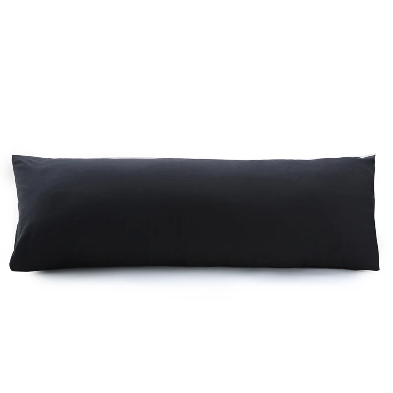 51*137cm Long Body Pillowcase Ultra Soft Cotton Pillow Case Solid Color Long Lovers Wedding Pillowcases Decorative Throw Pillow 5