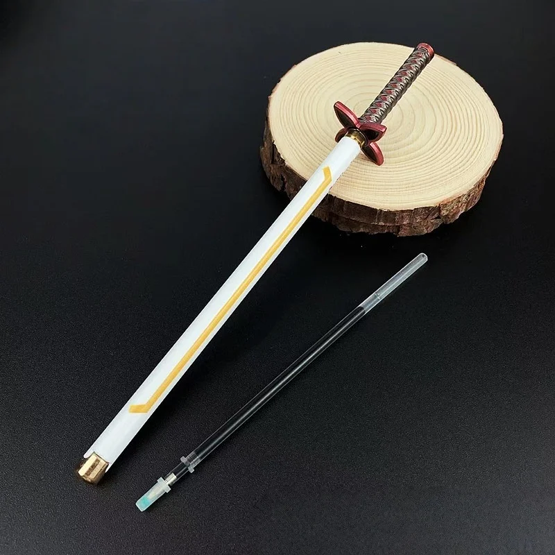 7,8 zoll 20 cm Unterschrift Stift Figur Modell Legierung Echte Größe Kugelschreiber Anime Japanische Figur Zubehör Büro Liefert Geschenke – Detail 7