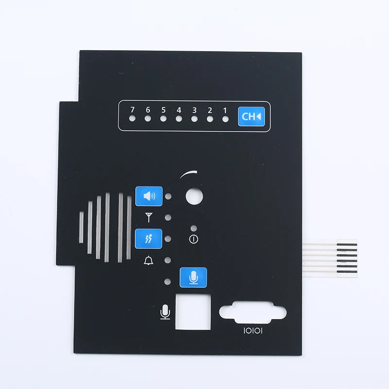 Manufactory membrane switch panel dome membrane switch
