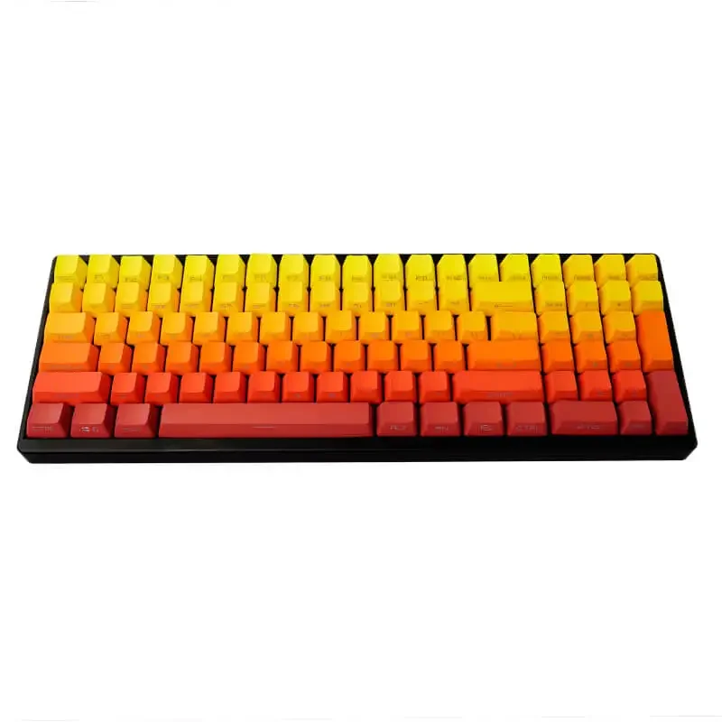 Idobao-teclado Gradiente Keycaps Injeção de Cor Dupla Impressão Lateral para Teclado Personalizado Azul Roxo Laranja Diy - Imagem 3