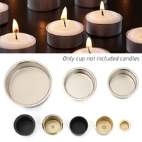 1 Pcs Candle Holder Metal Tapered Wax Candles Cups Jars Candlestick for Dining Event Weddings Valentine's Day Home Party Decor 2