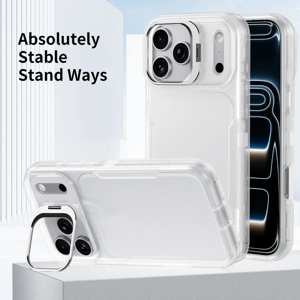 Ultimate 360° Full Protection Heavy Duty Case with Alloy Lens Holder Cover