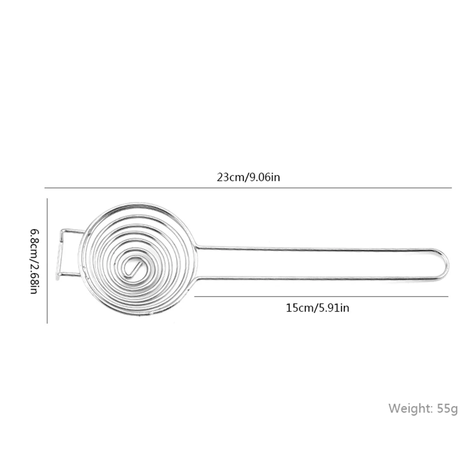 Egg Separator Long Handled Eggs Yolk Filter Stainless Steel Egg White Yolk Sifting Filter Eggs Divider Kitchen Baker Tool
