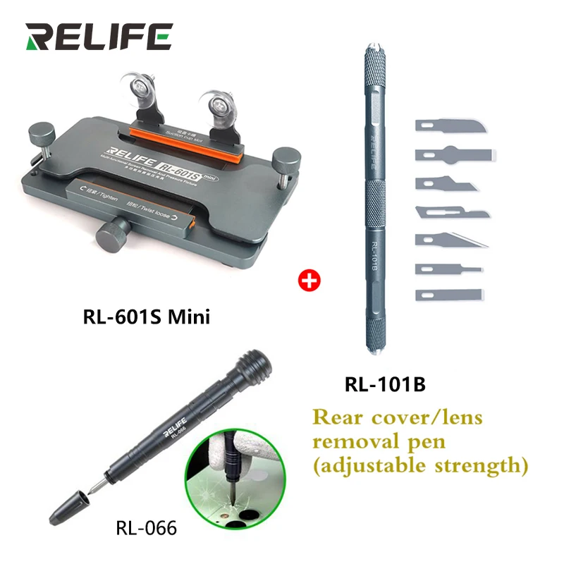 Supporto Pressione Schermo RELIFE RL601S – Dispositivo Smontaggio Telefono Posteriore