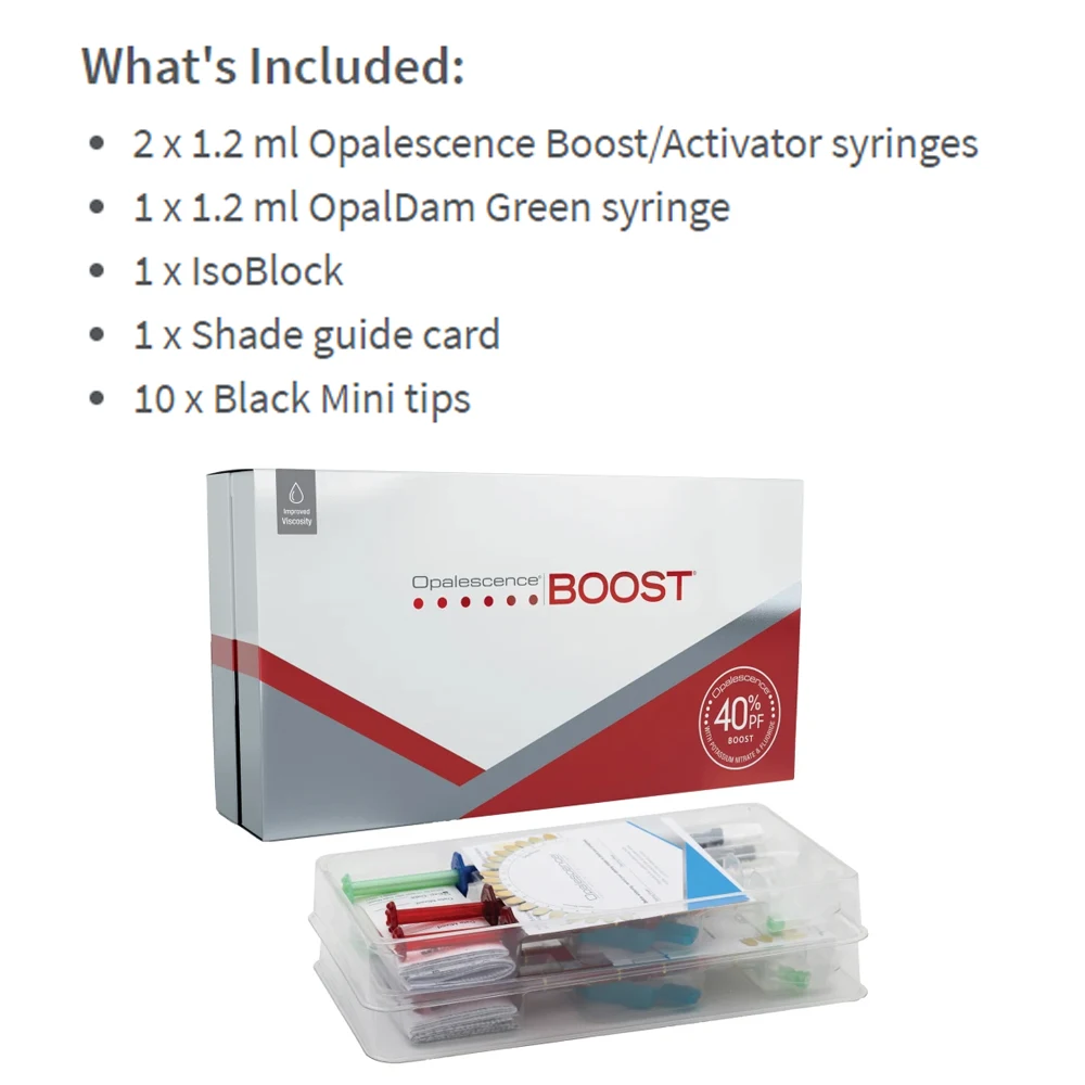 Opalescenza Boost 40 40% Pf Blaniment Ultrament In Office Kit Perossido Dentale Professionale Sbiancante Gel Sbiancante Odontoiatria