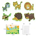 6pcs forest animals