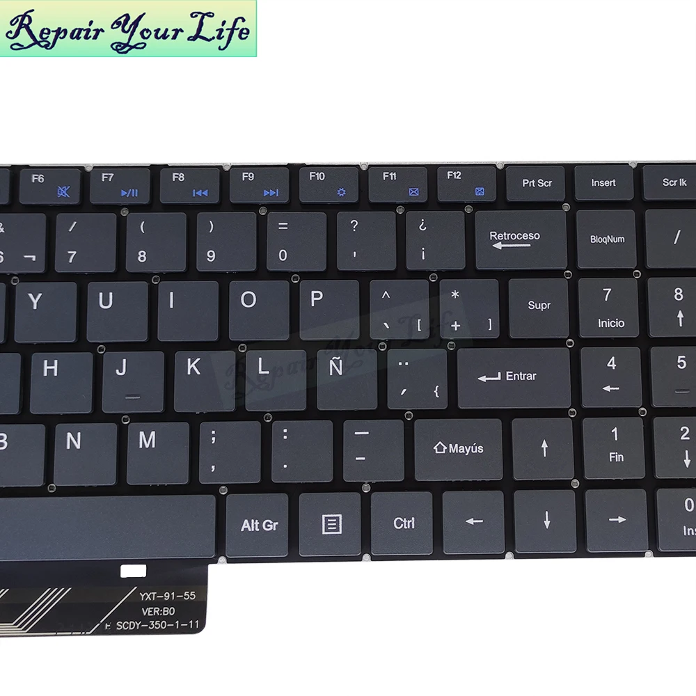 Teclado Portátil Latino e Espanhol Gateway Ultra Slim Gwnr71517 15.6 Eua Padrão Inglês Yxt-9155 Scdy3501-11 - Imagem 2
