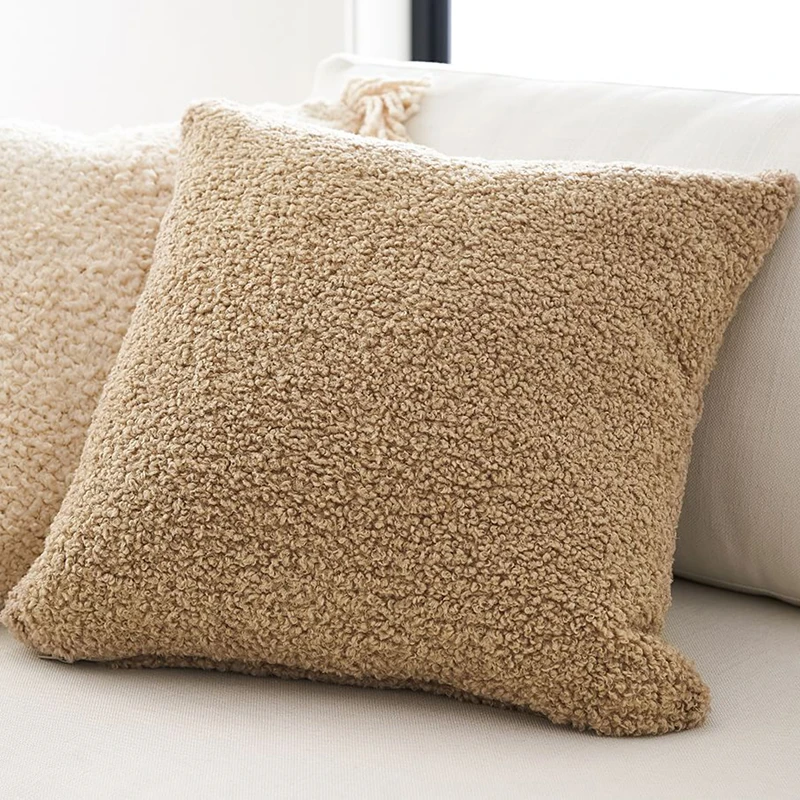 Plush Cushion Cushion Cover Decorative Cushion Plush Pillow Throw Pillow 45X45CM
