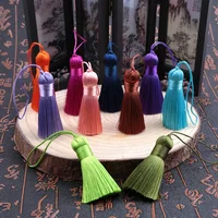 5 pièces/lot 5cm Polyester soie gland frange brosse glands garniture artisanat bijoux à bricoler soi-même résultats décor à la maison couture rideaux accessoires 1