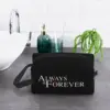 Custom Always And Forever Makeup Bag for Women Travel Cosmetic Organizer Fashion The Vampire Diaries Storage Toiletry Bags 6