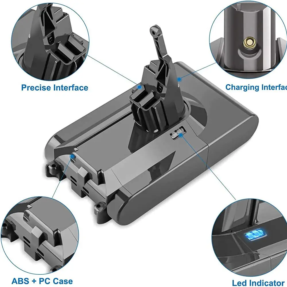 21.6V Batterie For Dyson V6 V7 V8 Series SV12 DC62 SV11 sv10 Handheld Vacuum Cleaner Rechargeable Battery V8 Fluffy YH5 power tool battery rechargeable lithium batteries rechargeable nickel zinc batteries rechargeable nickel metal hydride batteries