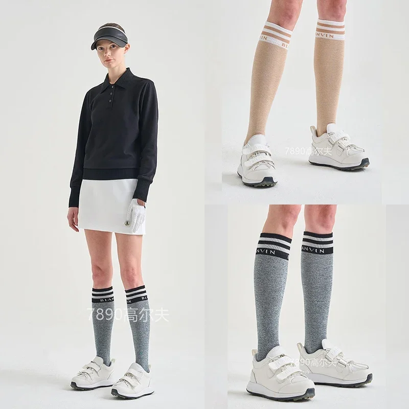

Golf Stocking New Women's Sunscreen Golf Socks Fashion Mid Long Sleeve Fashion Versatile Sports Socks