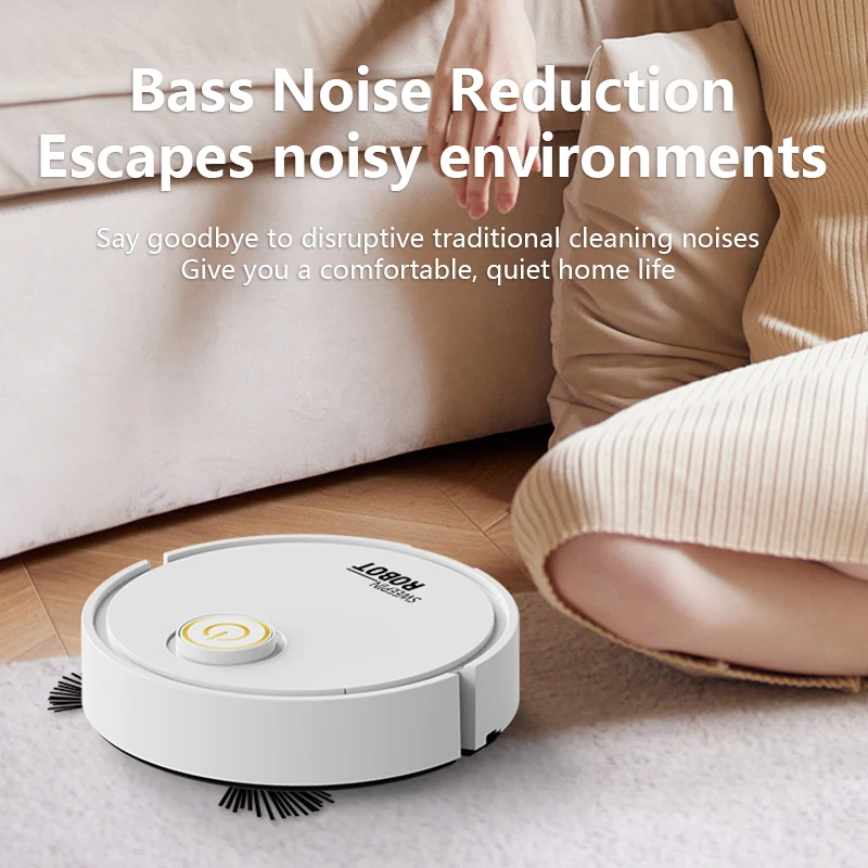 Smart Sweeping Robot Sweeping Suction Mopping 3-in-1 USB Rechargeable Vacuum Home Appliance For Floors Countertops Pet Hair - 5