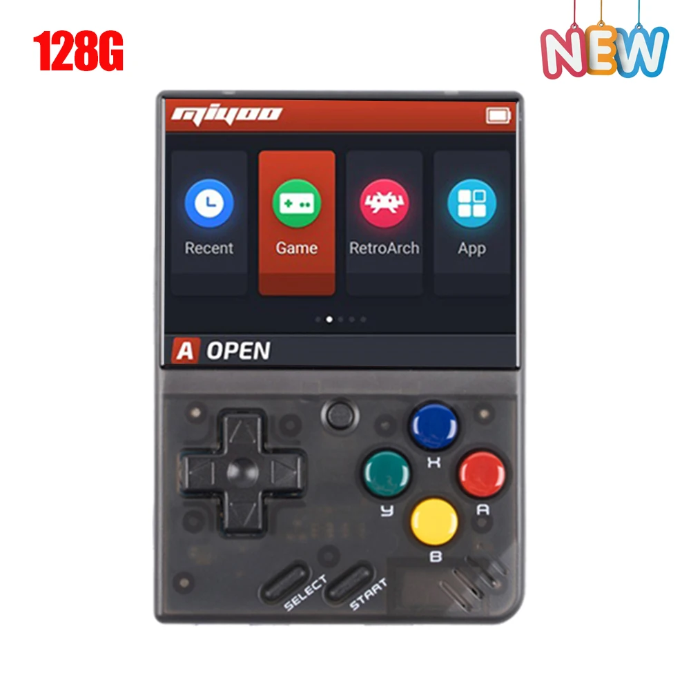 Miyoo Mini Pocket Video Game Consoles Retro Protable Player Built-In 2500+ Games with Tetris 2.8 Inch IPS Screen Gift for Kid 