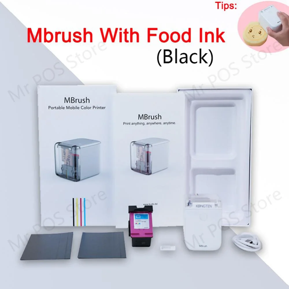 KONGTEN MBrush ポータブルカラープリンター Kongten Mbrushポータブルミニパターンプリンター、カラーインク