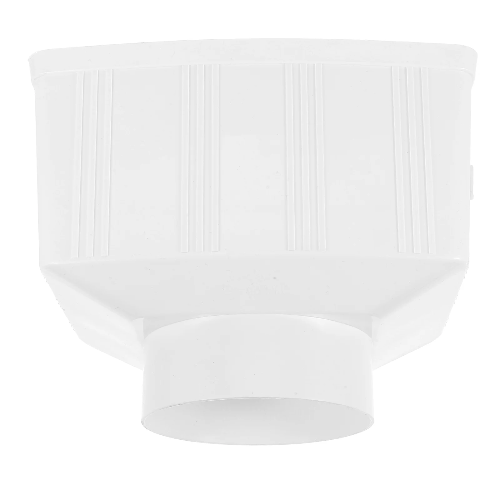 PVC Square Downspout Pipe for Villa Roof Drainage System Easy Installation Rectangular Rain Gutter Strainer Water