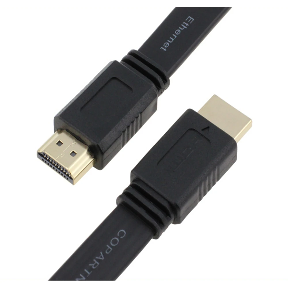 

Pure copper HDMI flat cable HDMI1.4 video cable high-definition cable desktop computer set-top box data cable 0.3m-5m