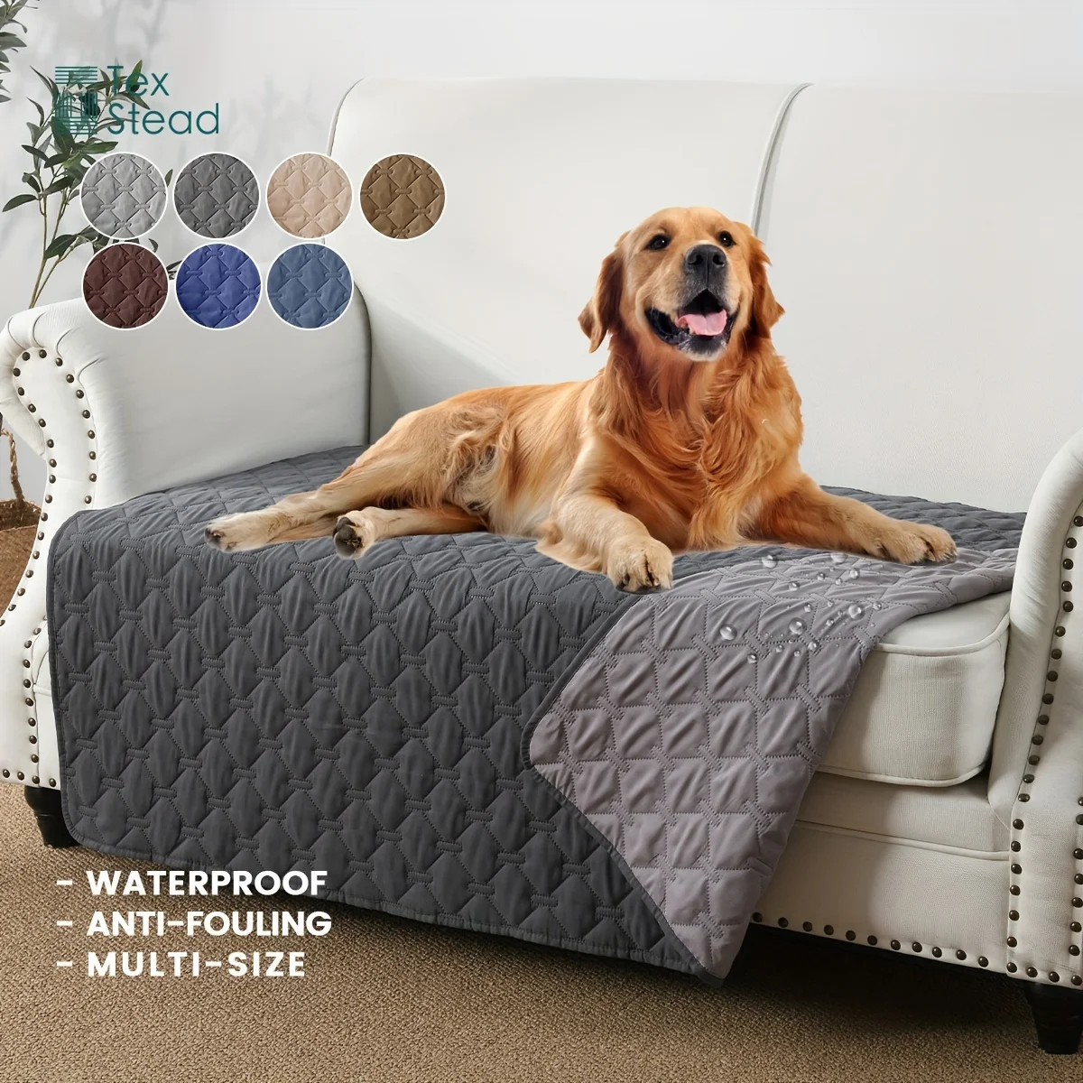 Double-Sided ANTI-LEAKAGE Dog Bed Cover Pet Blanket Sofa Couch Furniture Protector pet blanket