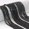 Natural Genuine Shungite Faceted Round Beads 2mm/3mm/4mm, Surface Not Bright ,For Jewelry Making Natural Gemstones DIY Necklace 5