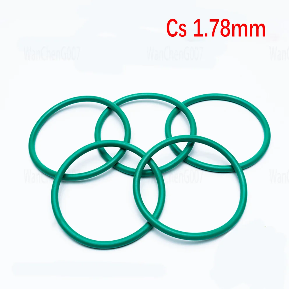 

CS1.78mm FKM O RING Fluorine Rubber Oil Seal Washer Gasket, Fluororubber O-Rings Sealing Ring Fluorine Rubber O Ring