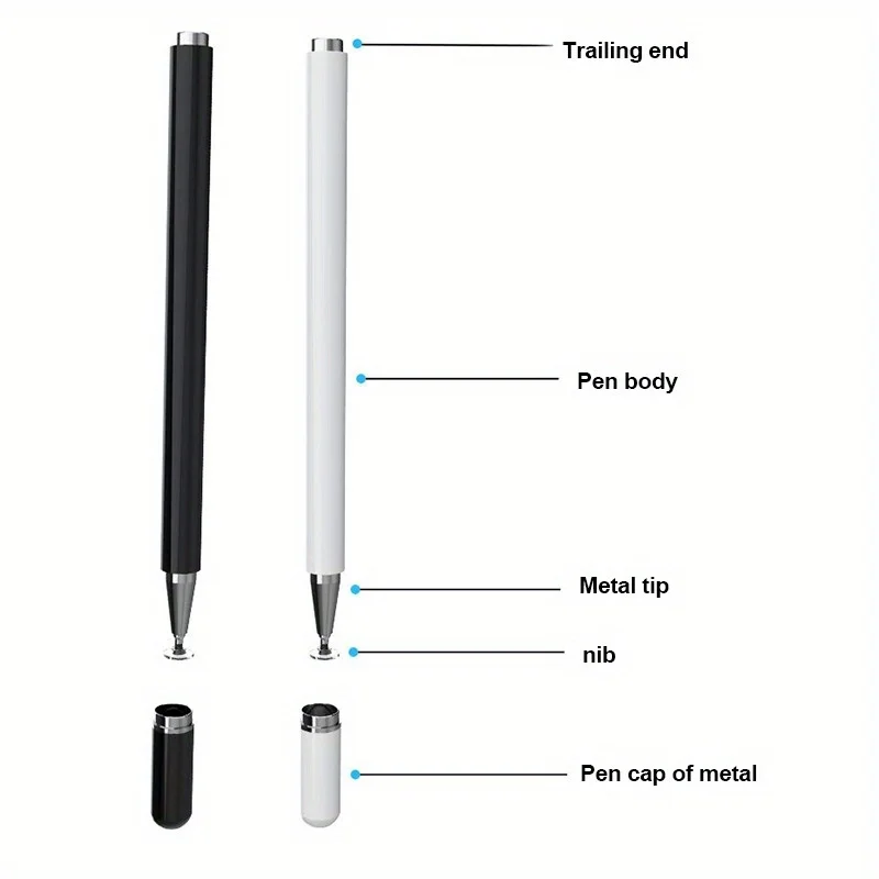 2pcs Universal Stylus Pens for Drawing Tablets Mobile Devices Precise and Capacitive Screen Pens Office Stylus Sensitive Pen 5