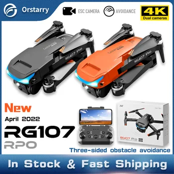 NEW RG107 Pro Drone ESC 4K Three-sided Obstacle avoidance Professional Dual HD Camera FPV Aerial Photography Foldable Quadcopter 1