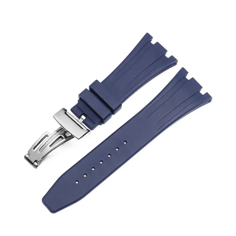 

HAODEE For AP Royal Oak Offshore 15400/15202/15703 rubber silicone watch strap men watch strap accessories 27mm 28mm