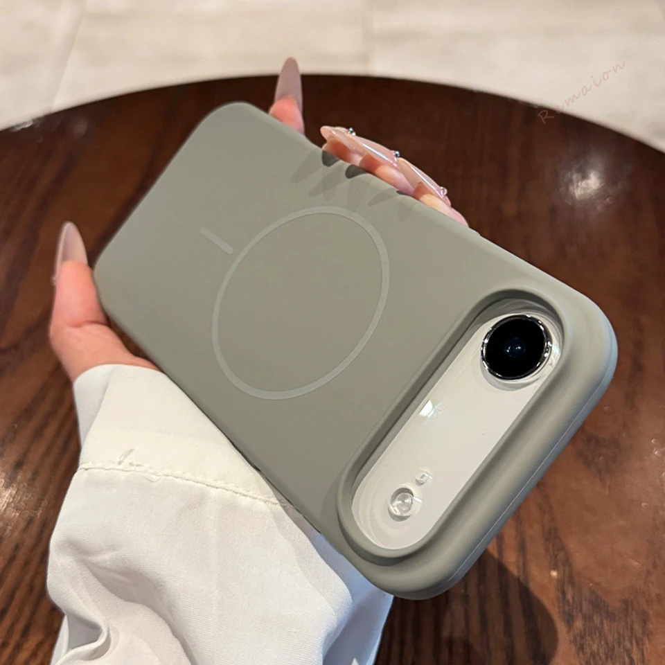 Premium Liquid Silicone Magnetic Phone Case with MagSafe Protector Cover