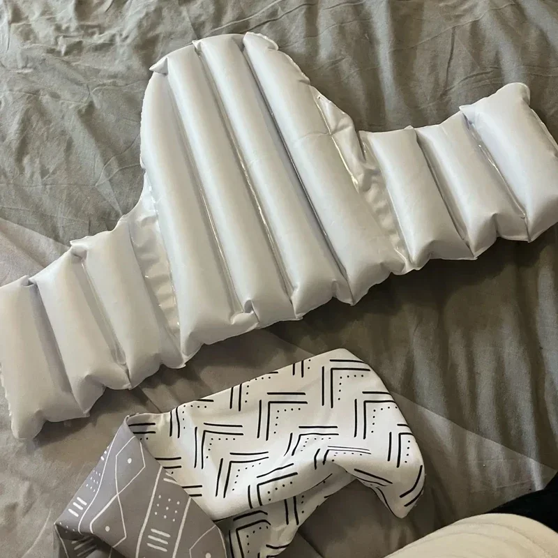 Inflatable baby seat Sofa support seat cover Baby sofa seat cover Baby eating chair Infant Seat High Chair Cushion Double Sided Printing Seat Cover Highchair Inflatable Back Cushion