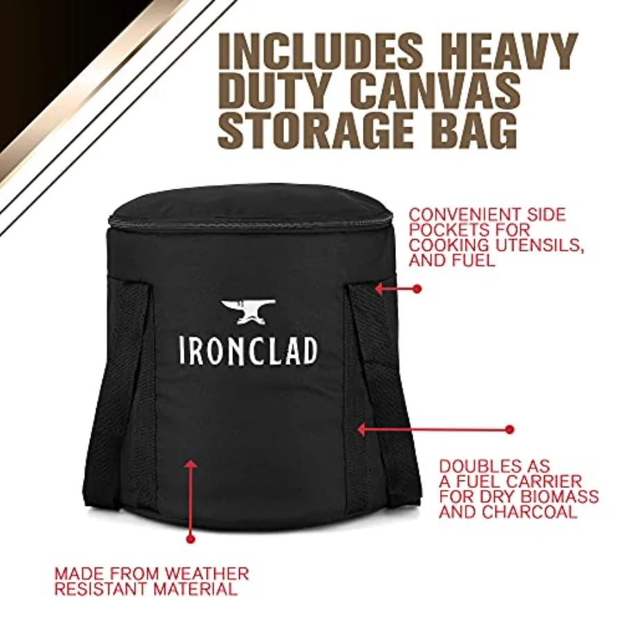 Comes with canvas storage bag