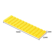 Heatsink Cooler Heat Sink Thermal Conductive Adhesive for NVME NGFF M.2 2280 PCI-E SSD 70x22MM Thickness 3/6MM - Image 4
