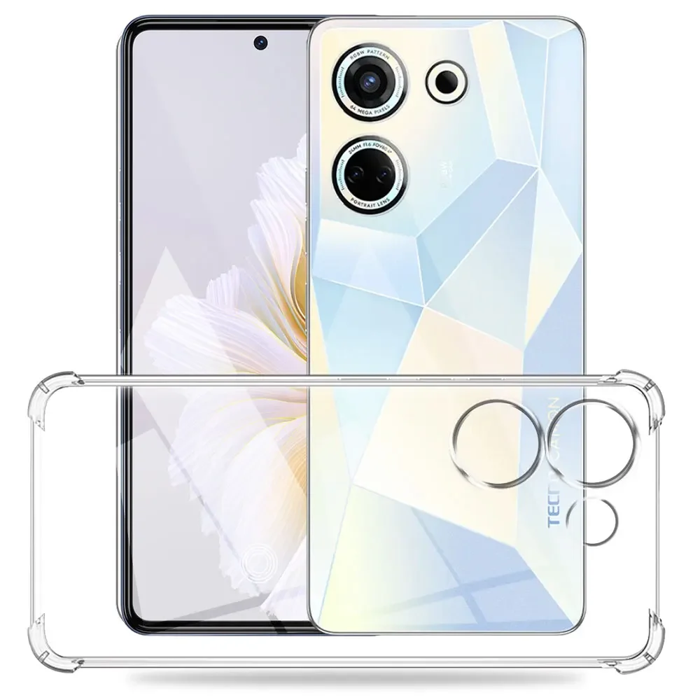 Silicone Soft Clear Shockproof Phone Case Cover