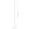 Chains Venetian Blind Rod Window Curtain Hooks Double Accessories White Pp Sheer 4