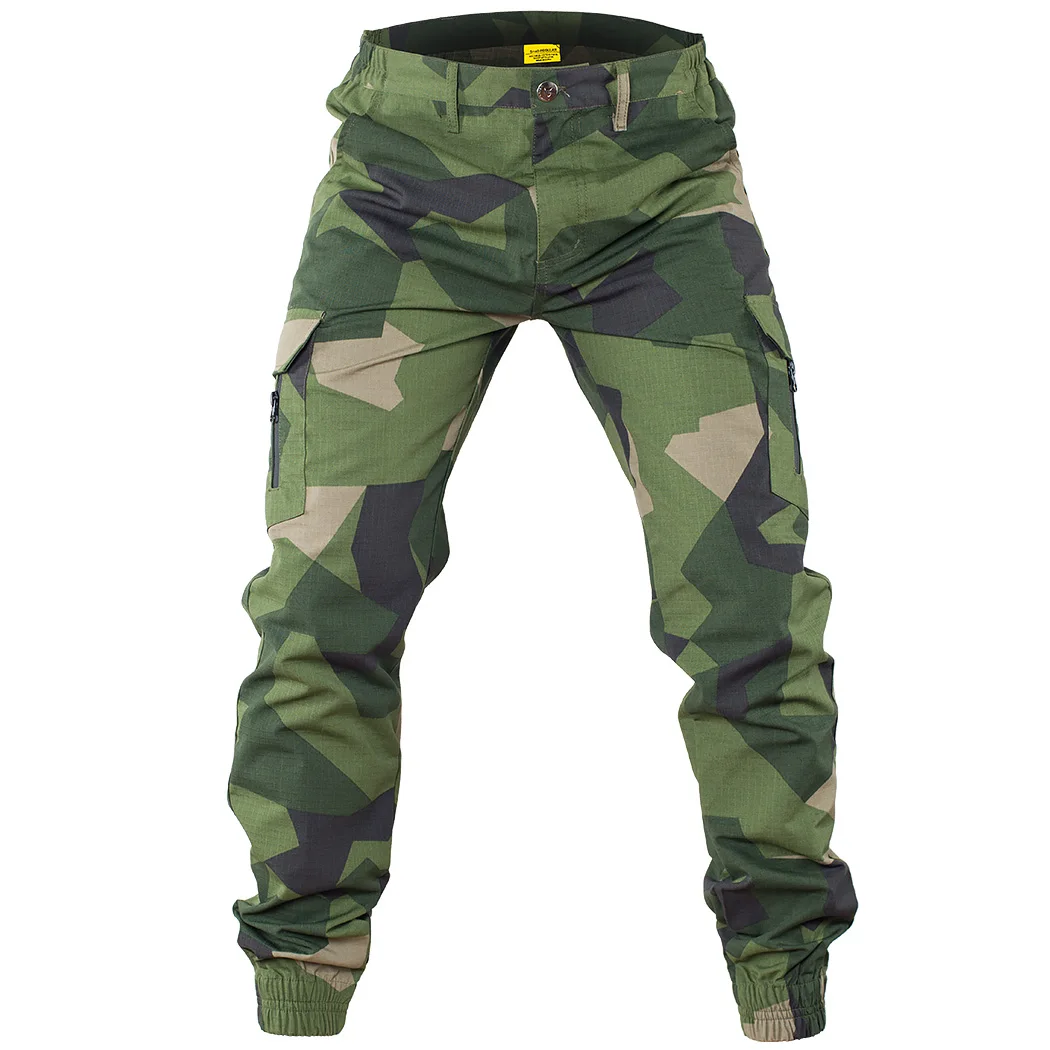 Schwedische M90 geometrische Tarnung Sommer taktische Hose MTP karierte Stoffbeinhose – Detail 8