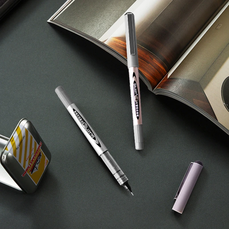 Bolígrafo de tinta de gel estilo japonés, de tinta líquida, de secado  rápido, 0.014 in, punta ultrafina, para suministros de papelería y oficina