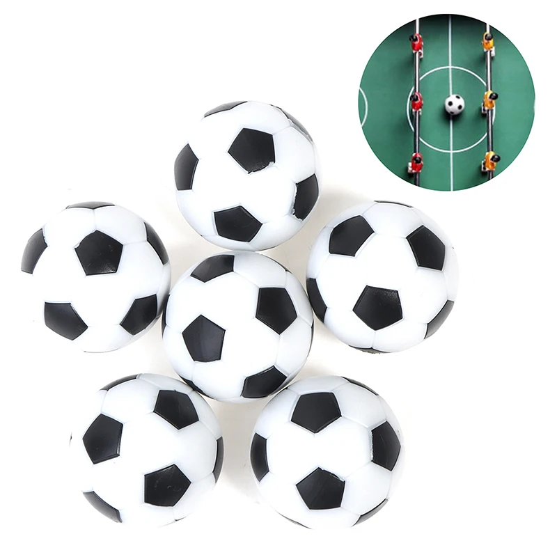 6pcs/set 32mm Table Games Soccer Football Replacement Mini Plastic